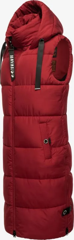 Navahoo Bodywarmers Bodywarmer Schnuffelchen Dames Bloedrood -Tussen Trend Verkoopwinkel 64acd1d17c68921859b24205b6072bd7
