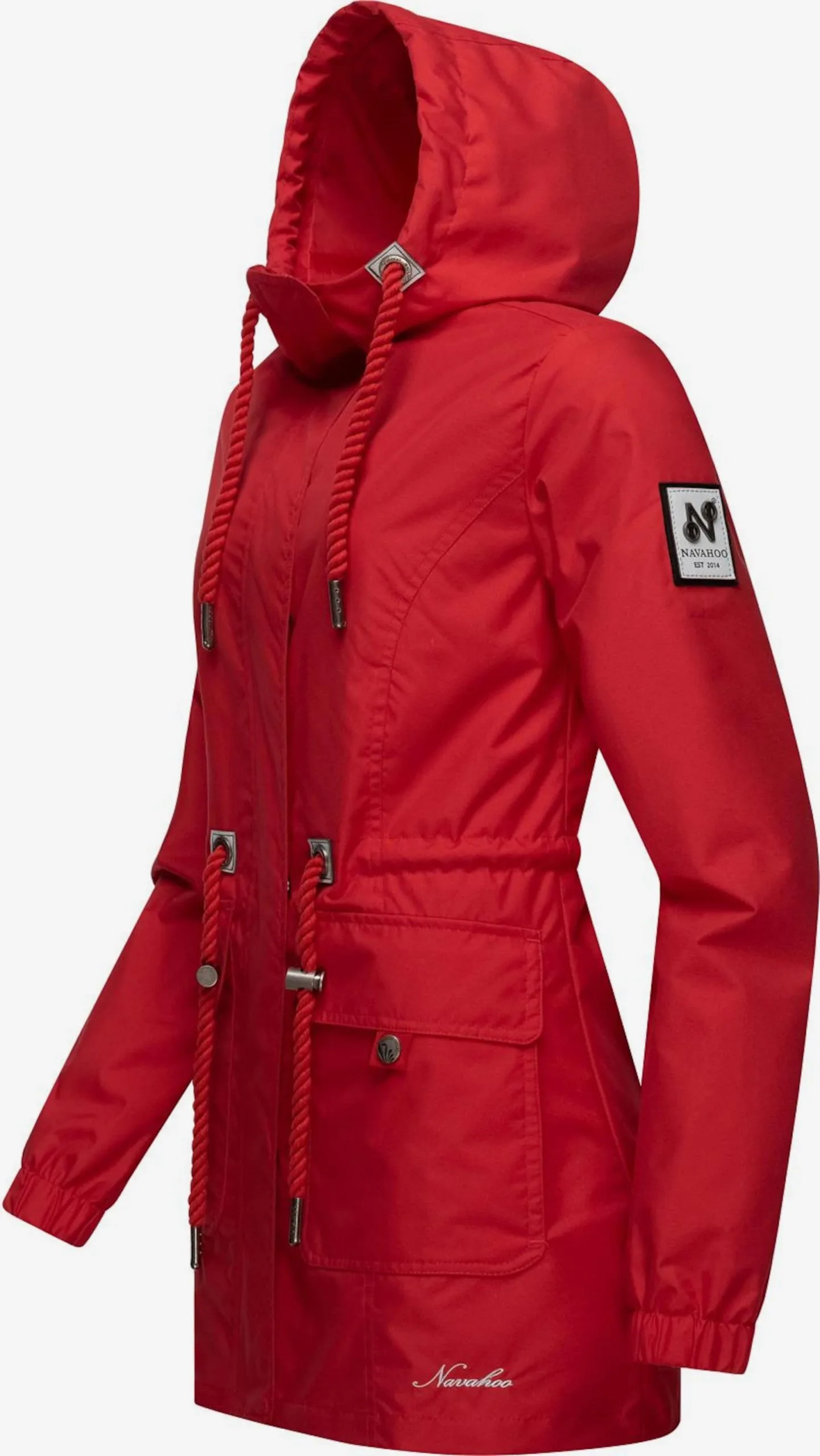 Navahoo Parkas Tussenparka Neophee Dames Rood 2 Navahoo Parkas Tussenparka Neophee Dames Rood - Afbeelding 2