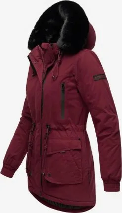Navahoo Parkas Winterparka Dames Bordeaux -Tussen Trend Verkoopwinkel 6a68992c9170b8276eb9c77a63e92c32