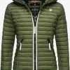 Navahoo Tussenjassen Tussenjas Kimuk Dames Olijfgroen