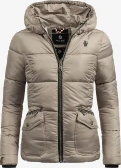 Navahoo Winterjassen Winterjas Megan Dames Beige -Tussen Trend Verkoopwinkel 6b831d4647ed6577fe1f13fe9b380586