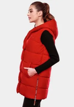 Navahoo Bodywarmers Bodywarmer Madilynaa Dames Vuurrood -Tussen Trend Verkoopwinkel 6f4a7193ba1c9474fd0bc286c7d06f48