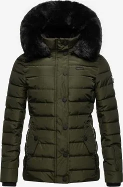 Navahoo Winterjassen Winterjas Milianaa Dames Kaki -Tussen Trend Verkoopwinkel 70489985bce31be4639b2a9f00afbe4a