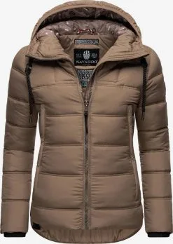 Navahoo Winterjassen Winterjas Renesmee Dames Lichtbruin