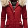 Navahoo Parkas Winterparka Cristal Dames Bloedrood