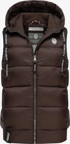 Navahoo Bodywarmers Bodywarmer Kassidy Dames Chocoladebruin