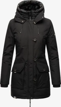 Navahoo Parkas Winterparka Freeze Stoorm Dames Zwart