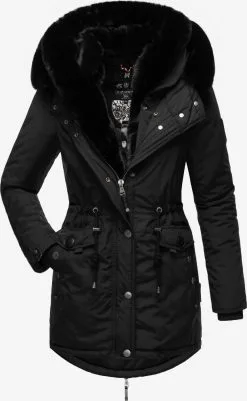 Navahoo Parkas Winterparka Sweety Deluxe Dames Zwart
