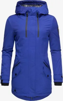Navahoo Parkas Winterparka Dames Donkerblauw -Tussen Trend Verkoopwinkel 80360b67c9fa0ea150e1a186a630c5de