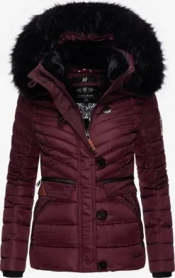 Navahoo Winterjassen Winterjas Wisteriaa Dames Bordeaux