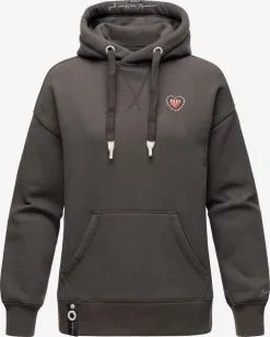 Navahoo Hoodies Sweatshirt Goldfee Dames Donkergrijs