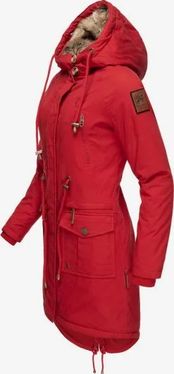 Navahoo Parkas Winterparka Rosinchen Dames Rood -Tussen Trend Verkoopwinkel 87abca6e1a61486b91afca39db5b9094