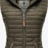 Navahoo Bodywarmers Bodywarmer Shadaa Dames Kaki