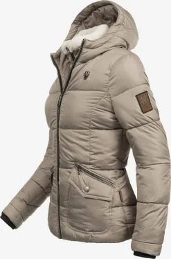 Navahoo Winterjassen Winterjas Megan Dames Beige -Tussen Trend Verkoopwinkel 8ab710ca45d30f1b19f0bda08e0dccfa