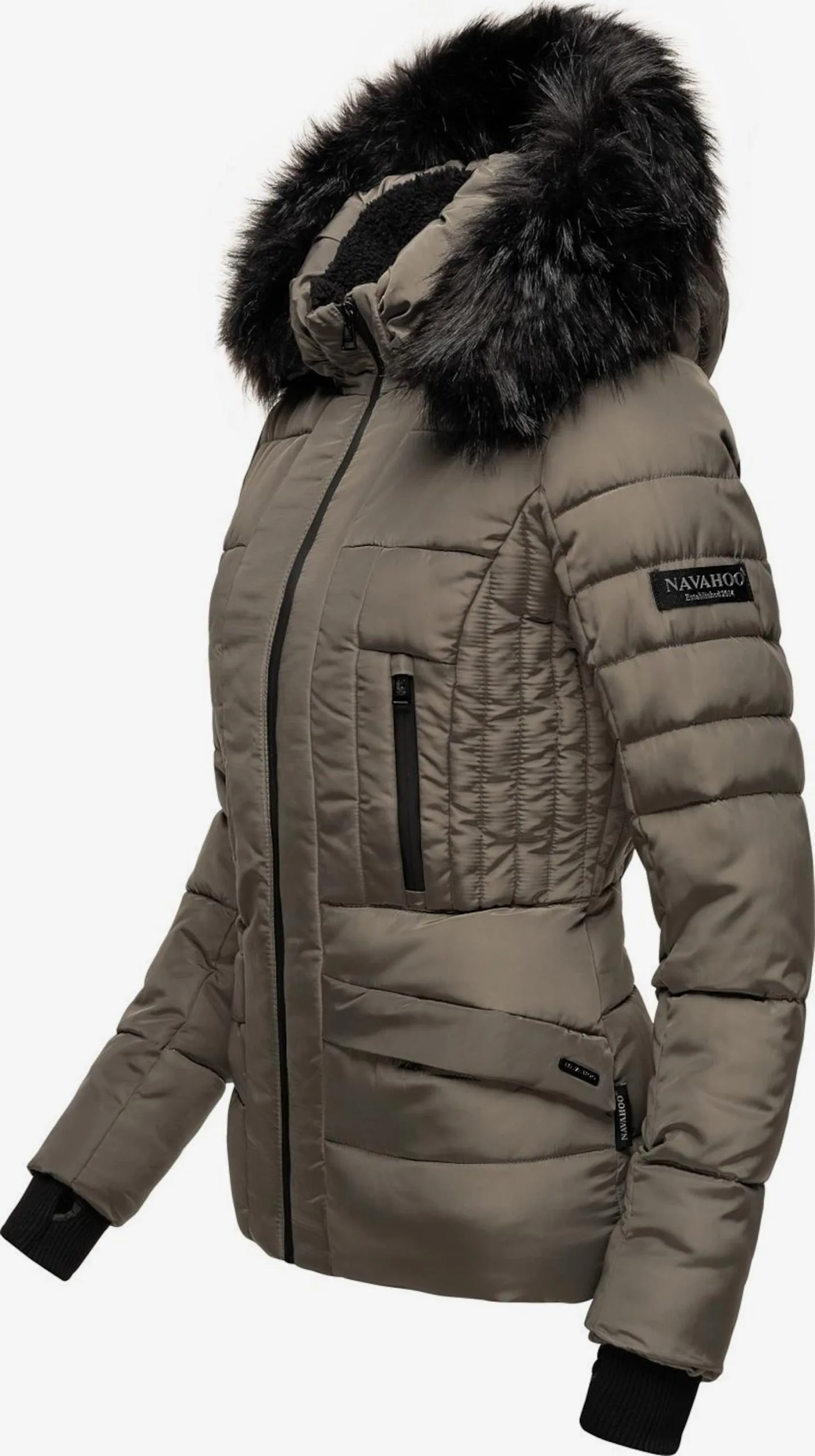 Navahoo Winterjassen Winterjas Adele Dames Grijs 2 Navahoo Winterjassen Winterjas Adele Dames Grijs - Afbeelding 2