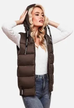 Navahoo Bodywarmers Bodywarmer Kassidy Dames Chocoladebruin -Tussen Trend Verkoopwinkel 8bda9bb5d4f0094662142e33d12af95b