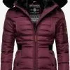 Navahoo Winterjassen Winterjas Melikaa Dames Bordeaux