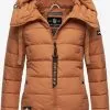 Navahoo Winterjassen Winterjas Amayaa Dames Bruin