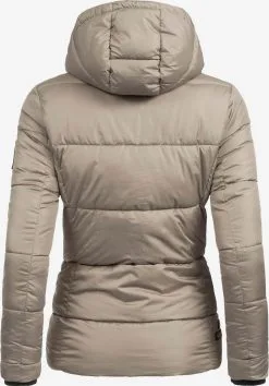 Navahoo Winterjassen Winterjas Megan Dames Beige -Tussen Trend Verkoopwinkel 9006536a6631ed355e75aa9ad6aade5b