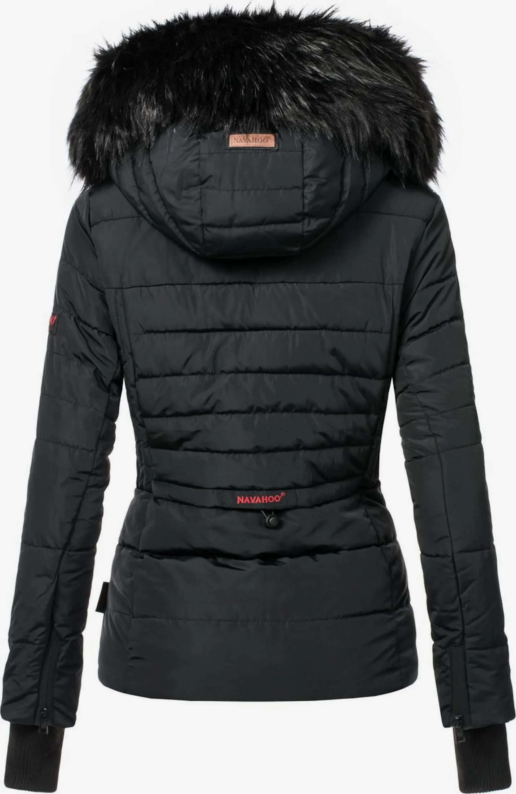 Navahoo Winterjassen Winterjas Adele Dames Zwart 3 Navahoo Winterjassen Winterjas Adele Dames Zwart - Afbeelding 3