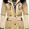 Navahoo Parkas Winterparka Luluna Dames Beige