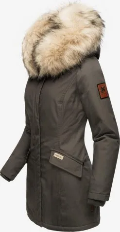 Navahoo Parkas Winterparka Cristal Dames Kaki -Tussen Trend Verkoopwinkel a362d392e3ee667f1dbabdea0ee2857c