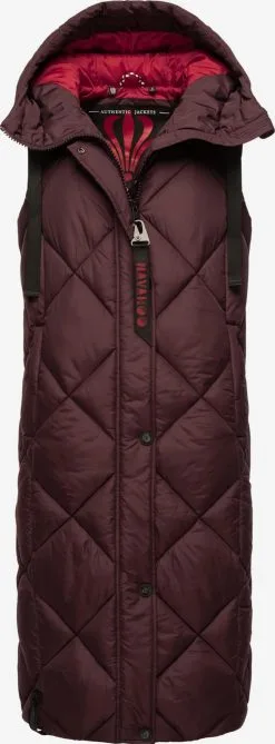 Navahoo Bodywarmers Bodywarmer Schnuckel Dames Bordeaux / Grenadine -Tussen Trend Verkoopwinkel a56d639354c2a932a58cfb6cc8304c95