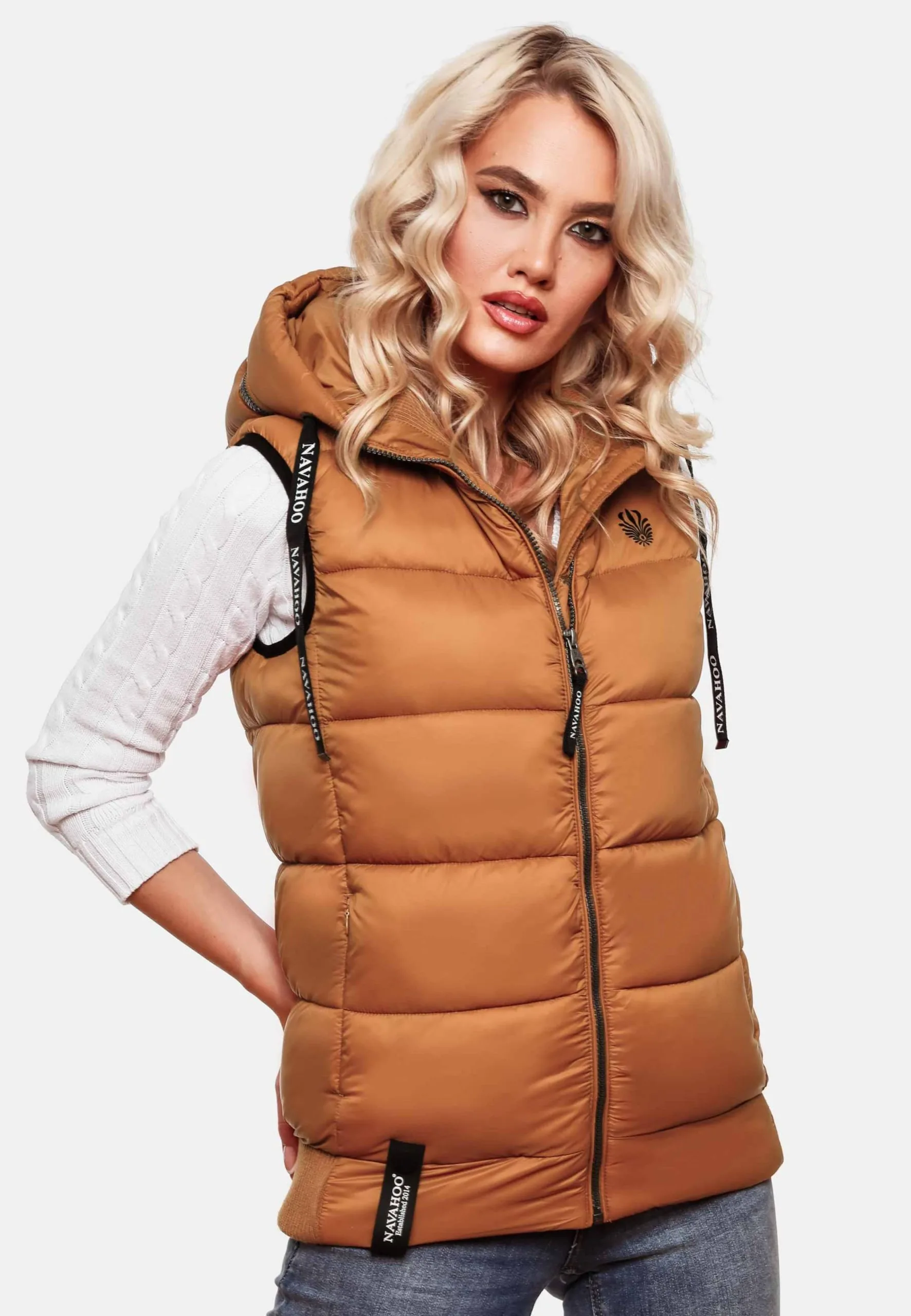 Navahoo Bodywarmers Bodywarmer Kassidy Dames Karamel 6 Navahoo Bodywarmers Bodywarmer Kassidy Dames Karamel - Afbeelding 6