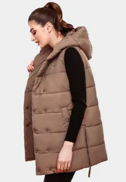 Navahoo Bodywarmers Bodywarmer Madilynaa Dames Taupe -Tussen Trend Verkoopwinkel a7a19d7d6495e1597b61671b81200bea