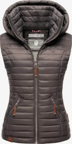 Navahoo Bodywarmers Bodywarmer Shadaa Dames Antraciet