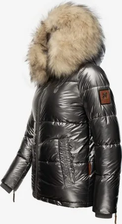 Navahoo Winterjassen Winterjas Tikunaa Dames Antraciet -Tussen Trend Verkoopwinkel aa1378fdb7b4d27b29689f3a2c73eefc