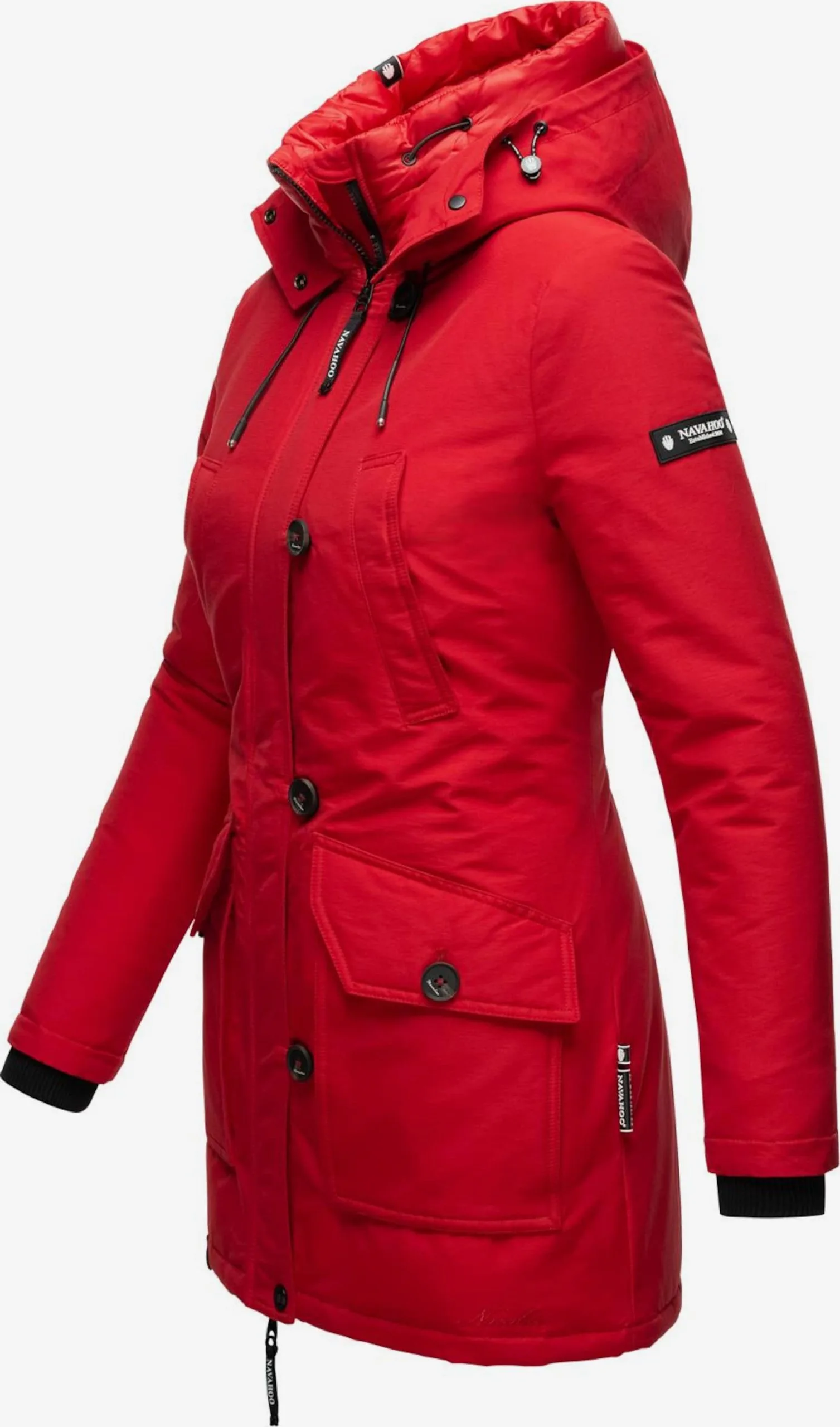 Navahoo Parkas Winterparka Freeze Stoorm Dames Rood 2 Navahoo Parkas Winterparka Freeze Stoorm Dames Rood - Afbeelding 2