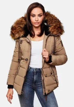 Navahoo Winterjassen Winterjas Zoja Dames Taupe -Tussen Trend Verkoopwinkel abe72ae6ed9646a9a76c7f8e8a50bbf7