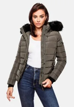 Navahoo Winterjassen Winterjas Miamor Dames Greige -Tussen Trend Verkoopwinkel af1d535f926c97f241af59747c25cab9