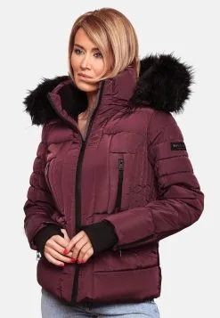 Navahoo Winterjassen Winterjas Adele Dames Robijnrood -Tussen Trend Verkoopwinkel af54a6276bc4bdbe0e28bb9a90d6c2d2