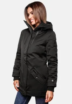 Navahoo Parkas Winterparka Dames Zwart -Tussen Trend Verkoopwinkel afdb9e1de936b3a43e5543161fc1ba7f