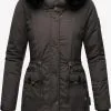 Navahoo Parkas Winterparka Sweety Deluxe Dames Antraciet
