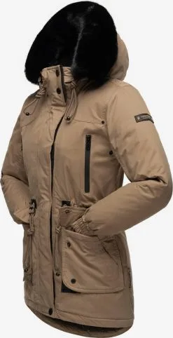 Navahoo Parkas Winterparka Dames Lichtbruin -Tussen Trend Verkoopwinkel b4e955c05ffda0a3d657a0a14c53b8b1