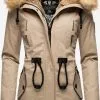 Navahoo Parkas Winterparka Bombii Dames Donkerbruin