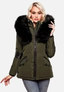 Navahoo Winterjassen Winterjas Nirvana Dames Olijfgroen -Tussen Trend Verkoopwinkel bb544ed79675a982f8fe3fa2866ab148