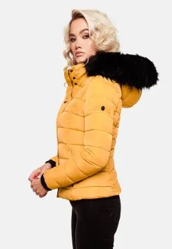 Navahoo Winterjassen Winterjas Miamor Dames Goudgeel -Tussen Trend Verkoopwinkel c07d759bdb5a964feff80ea2f76247b1