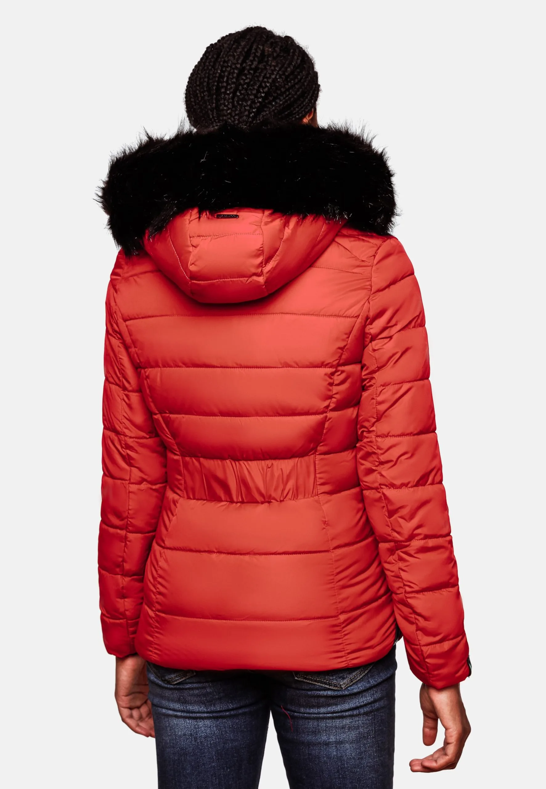 Navahoo Winterjassen Winterjas Zuckerbiene Dames Knalrood 9 Navahoo Winterjassen Winterjas Zuckerbiene Dames Knalrood - Afbeelding 9