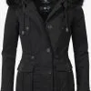 Navahoo Parkas Winterparka Luluna Dames Zwart