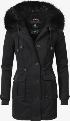 Navahoo Parkas Winterparka Luluna Dames Zwart