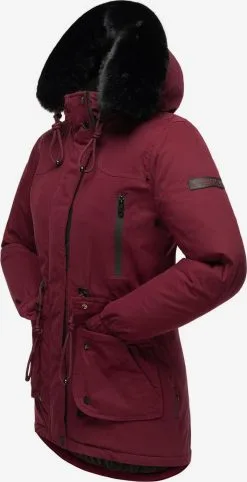 Navahoo Parkas Winterparka Dames Bordeaux -Tussen Trend Verkoopwinkel c6ad37f98341cac517629076fb548c0a
