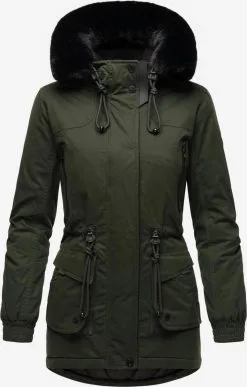 Navahoo Parkas Winterparka Dames Olijfgroen -Tussen Trend Verkoopwinkel c79929c2c52749b2a5eefef8de90b9fa