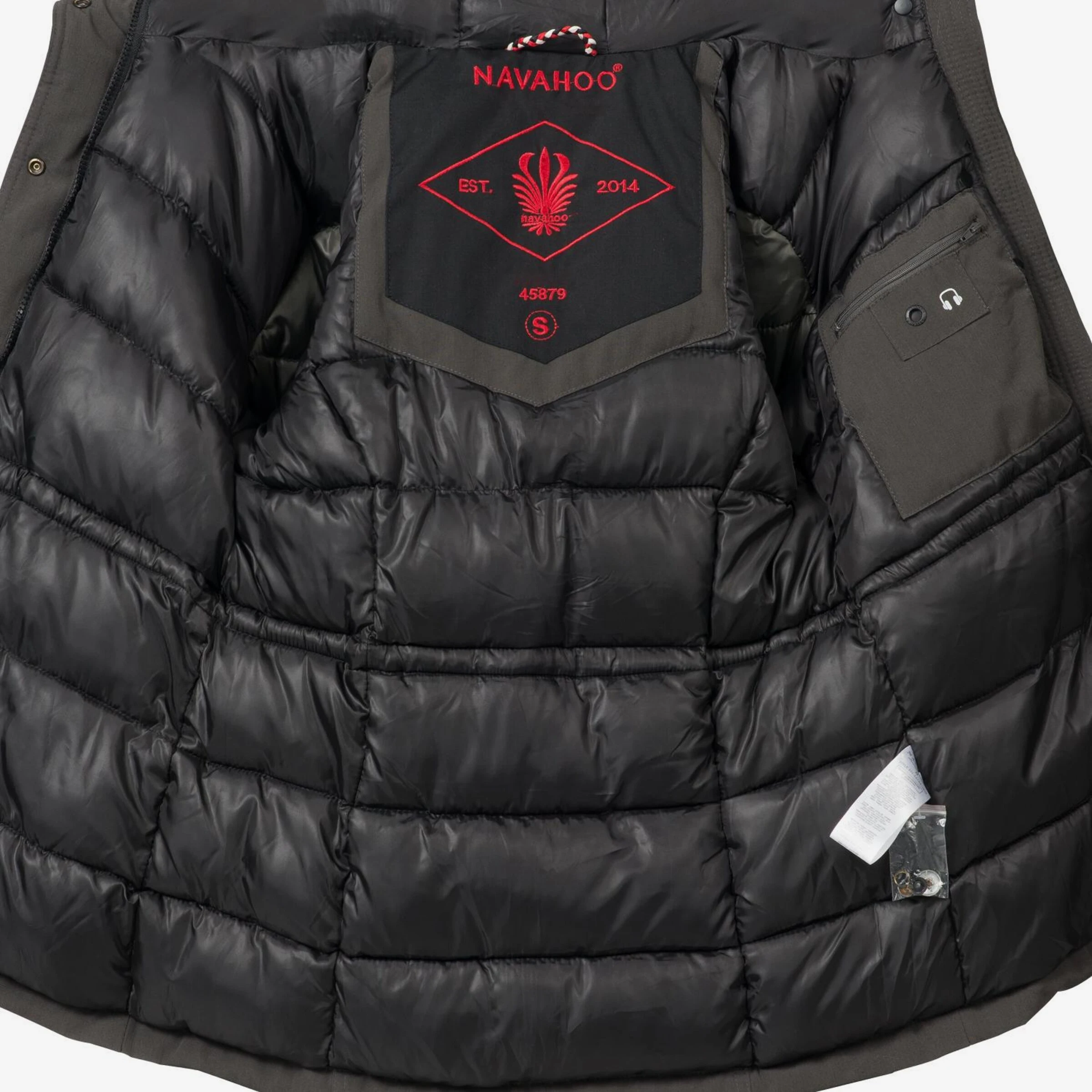 Navahoo Winterjassen Winterjas Laura Dames Antraciet 4 Navahoo Winterjassen Winterjas Laura Dames Antraciet - Afbeelding 4