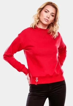 Navahoo Sweatshirts Sweatshirt Dames Rood -Tussen Trend Verkoopwinkel cad3c7c54c831bd23fdbaae14b7c34de