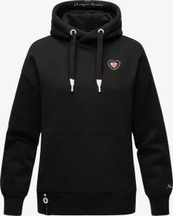 Navahoo Hoodies Sweatshirt Goldfee Dames Zwart