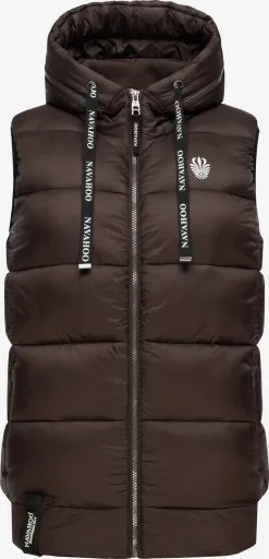 Navahoo Bodywarmers Bodywarmer Kassidy Dames Chocoladebruin -Tussen Trend Verkoopwinkel cc0255d5c972faa8fcae2dc4008475a5